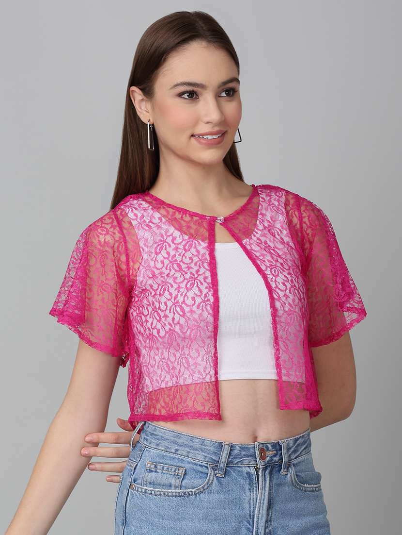 women self design regular shrug - 21729184 -  Standard Image - 2