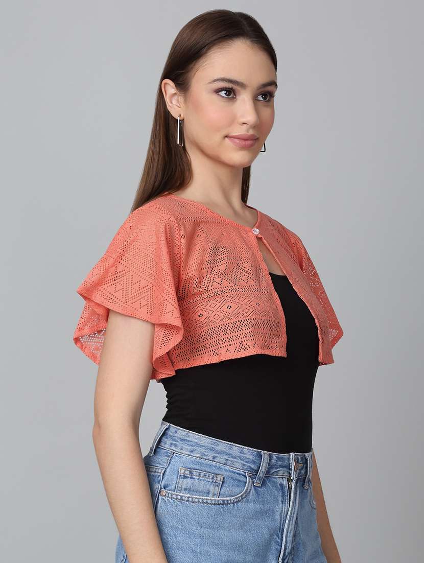 women self design regular shrug - 21729193 -  Standard Image - 2