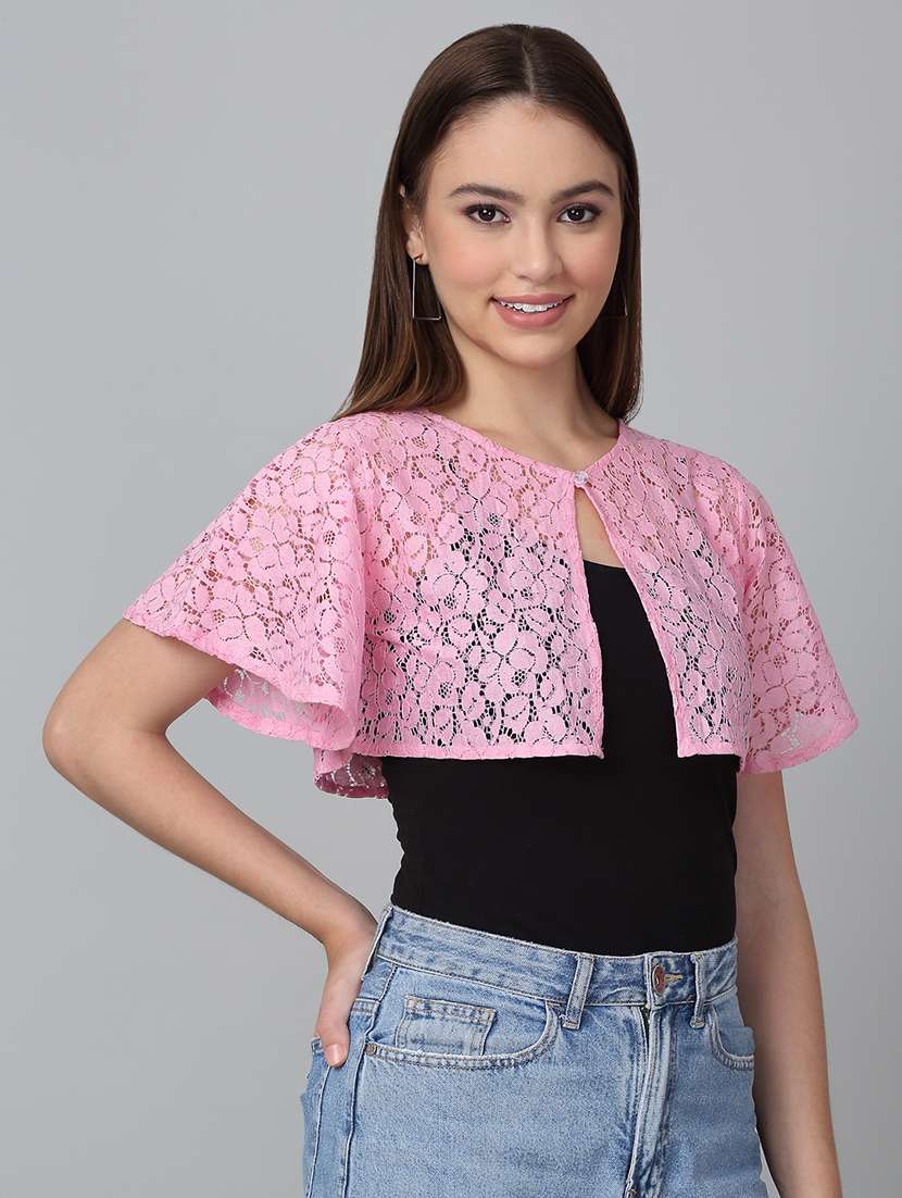 women self design regular shrug - 21729195 -  Standard Image - 2