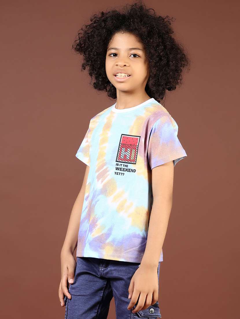 boys printed short sleeve regular fit t-shirt - 21729240 -  Standard Image - 2