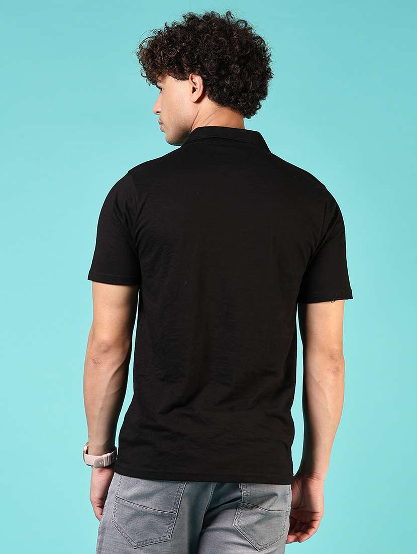 men solid short sleeve regular fit polo t-shirt - 21729294 -  Standard Image - 2