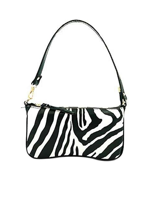 women black animal printed handbag - 21729580 -  Standard Image - 0