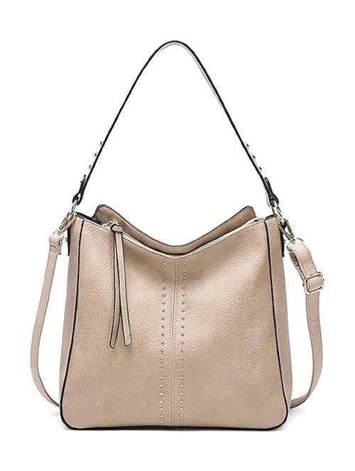 women solid pu leather handbag - 21729595 - Standard Image - 0