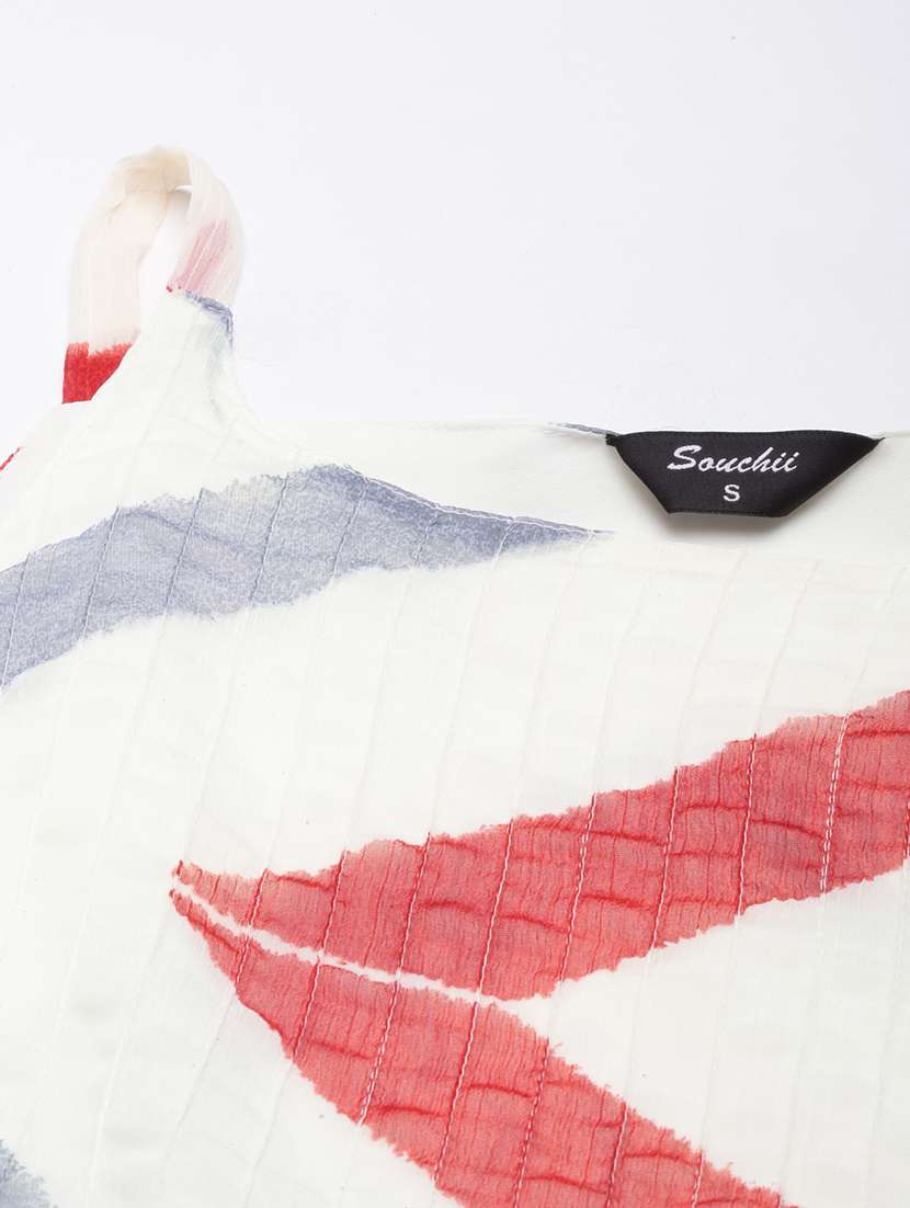 women printed shoulder strap tiered dress - 21729726 -  Standard Image - 7