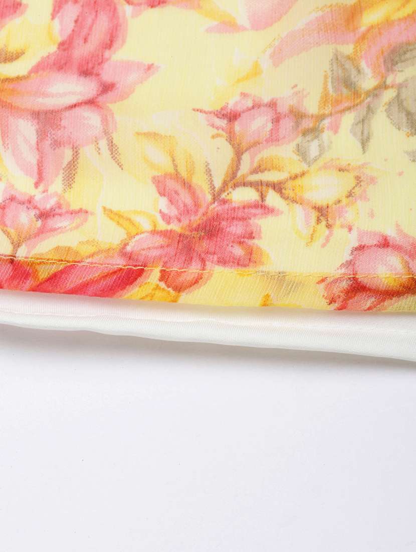 women round neck printed tiered ethnic dress - 21729735 -  Standard Image - 7