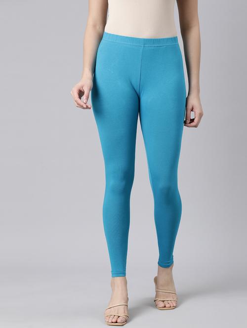 women solid mid rise legging - 21729816 - Standard Image - 0