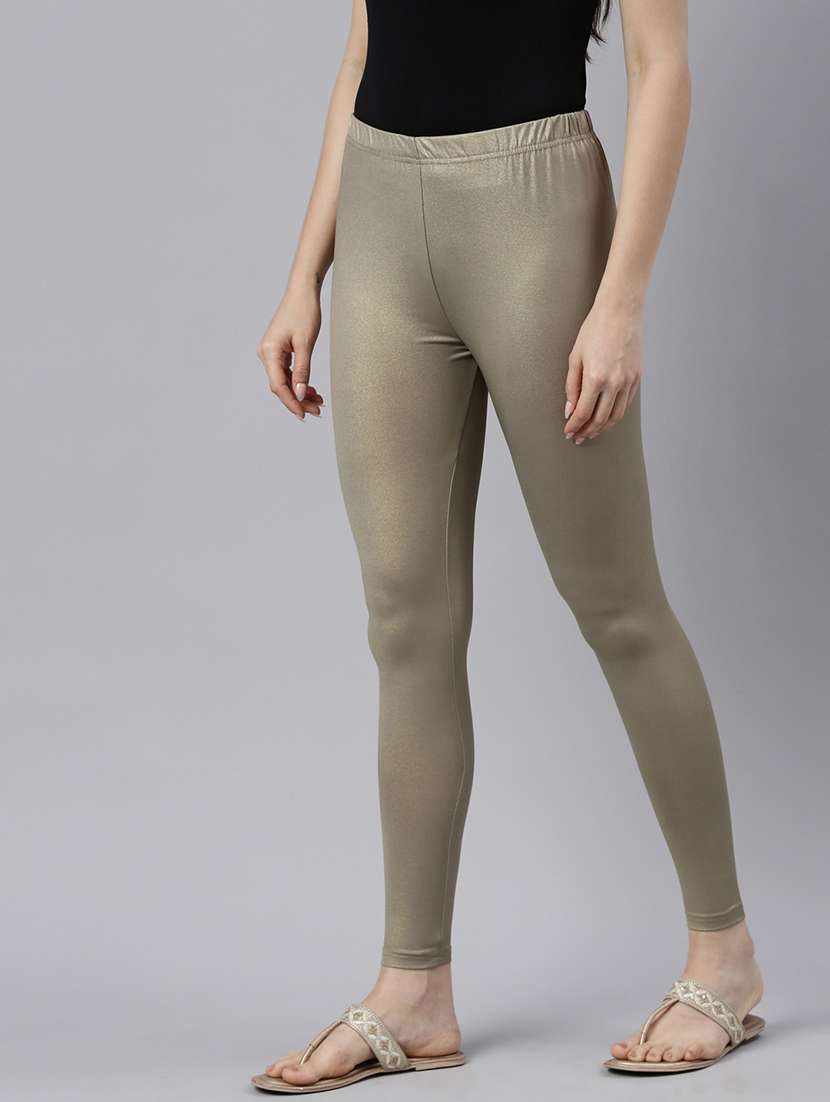 women solid high rise ankle length leggings - 21729824 -  Standard Image - 2