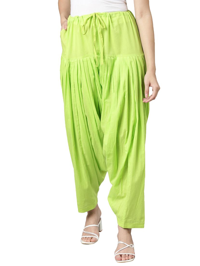 women green solid patiyala salwar - 21729833 - Zoom Image - 0