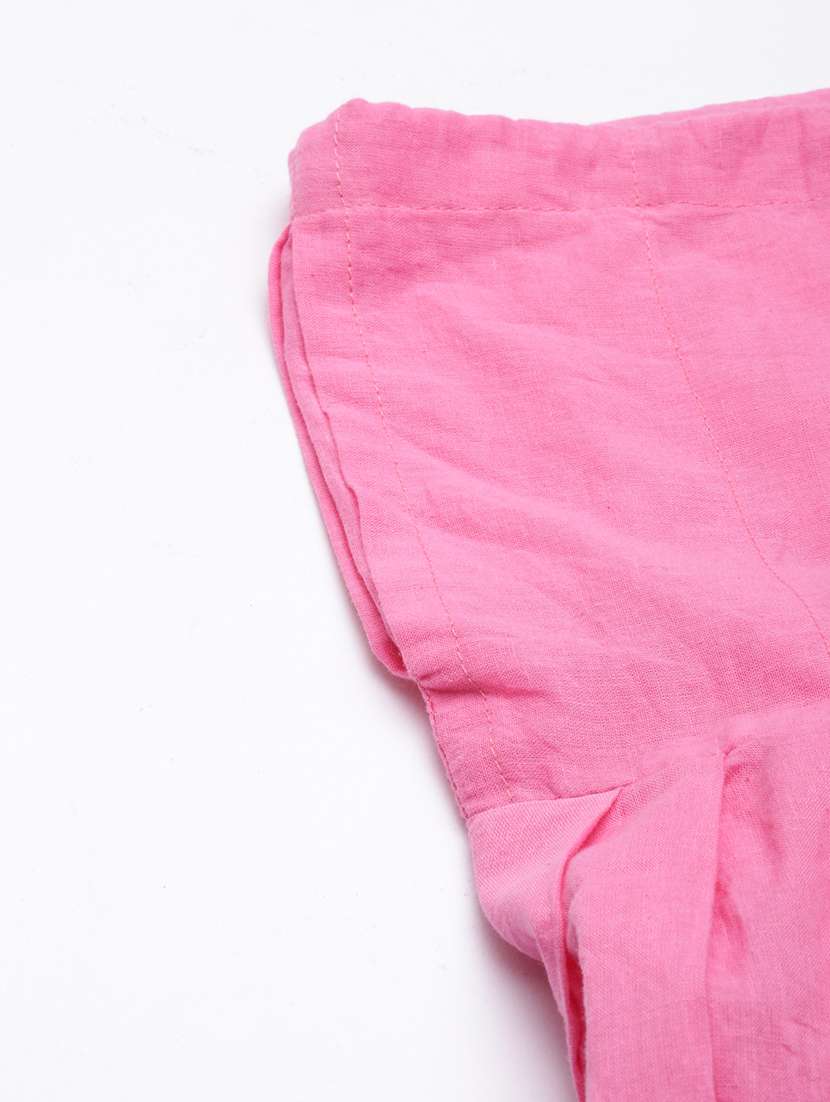 women pink solid mid rise salwar - 21729844 - Standard Image - 7