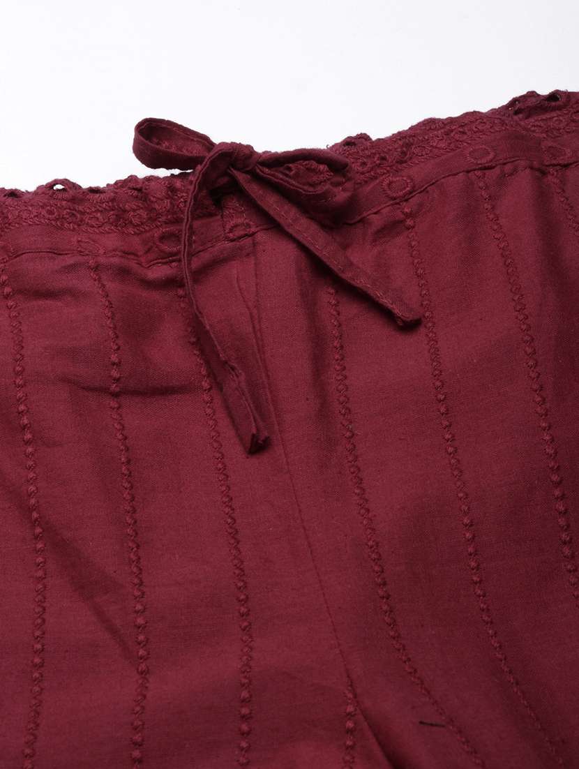 women solid mid rise tapered pant - 21729852 -  Standard Image - 7