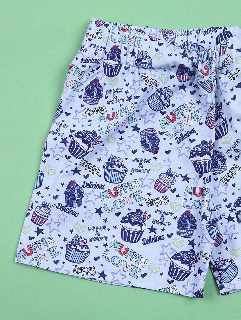 kids pack of 2 printed shorts - 21729985 - Standard Image - 2