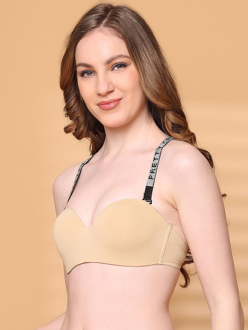 women solid t-shirt bra - 21730046 - Standard Image - 2