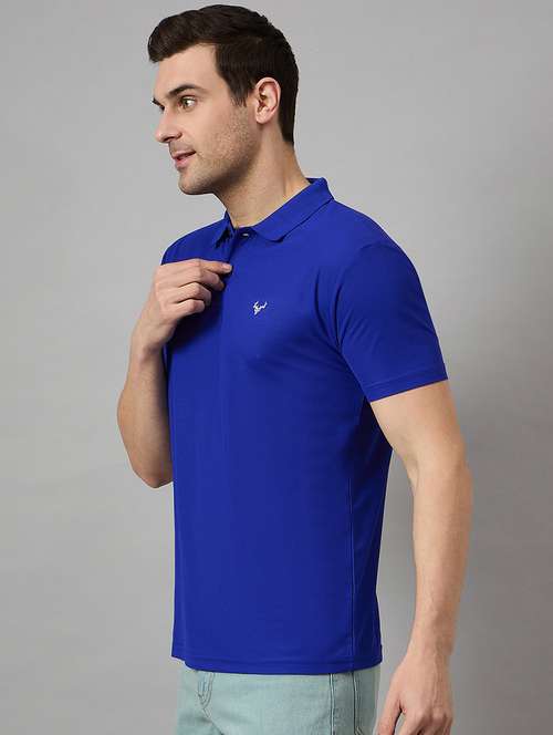 men slim fit plain polo t-shirt