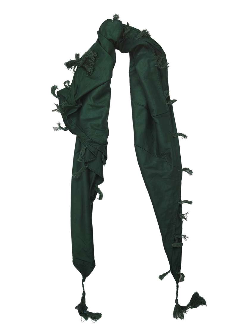 women plain tassel detailed scarf - 21730134 -  Standard Image - 2