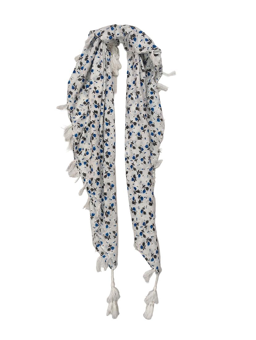 women printed tassel detailed scarf - 21730138 - Standard Image - 2