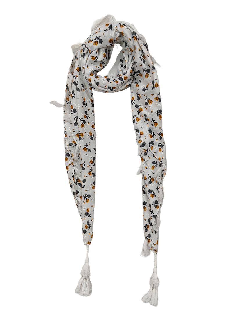 women pack of 2 printed tassel detailed scarves - 21730145 - Standard Image - 2