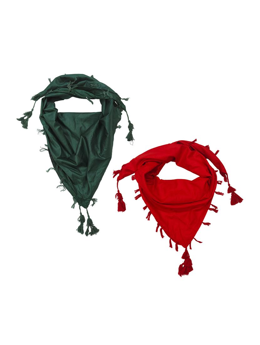 women pack of 2 plain tassel detailed scarves - 21730147 -  Zoom Image - 0