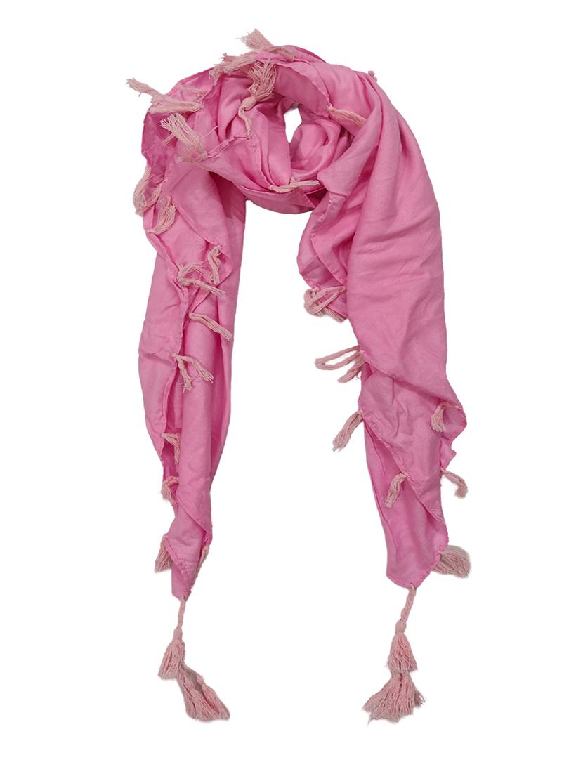 women pack of 2 plain tassel detailed scarves - 21730148 - Standard Image - 2