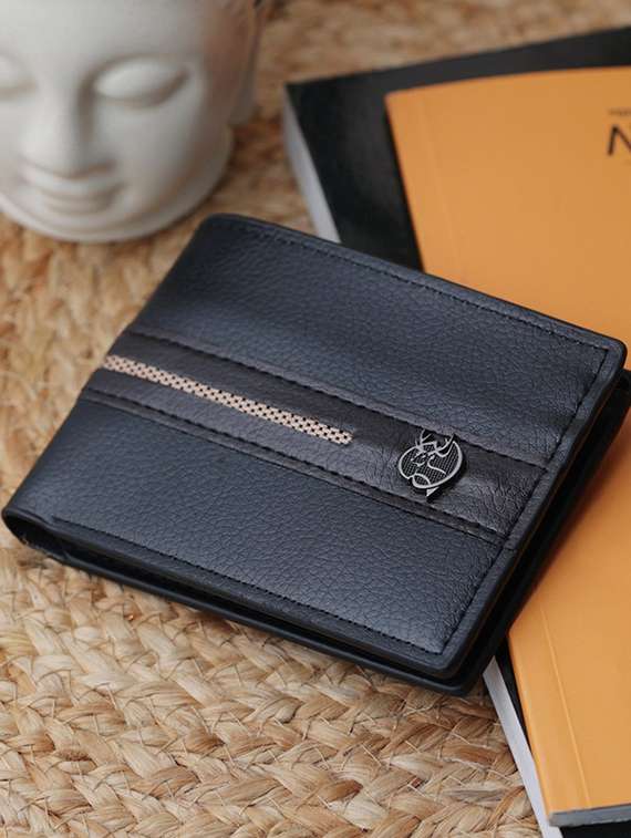 men black leather wallet & belt gift combo - 21730203 -  Standard Image - 2