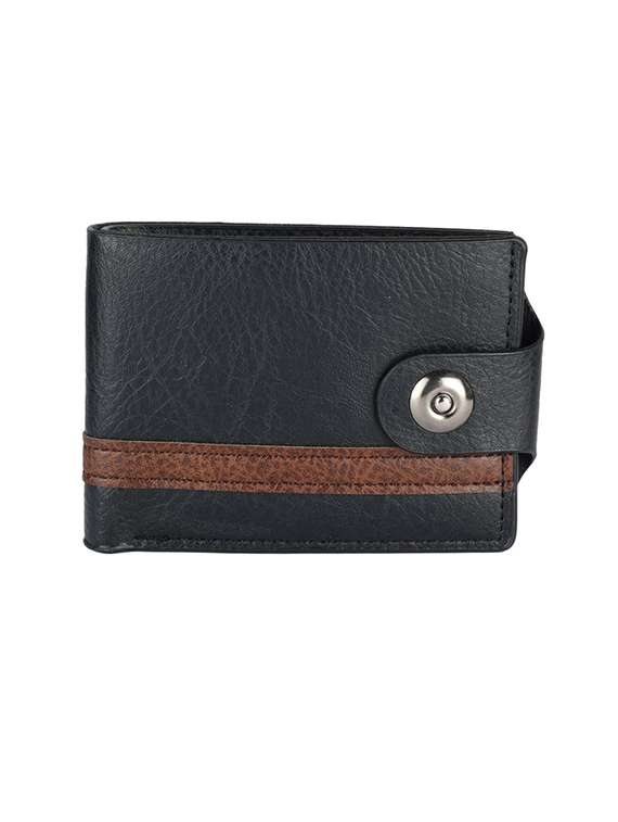 men black leather wallet & belt gift combo - 21730204 -  Standard Image - 2