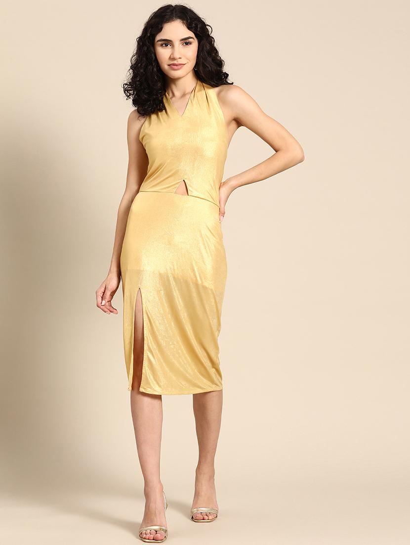 women solid sheath dress - 21730259 -  Zoom Image - 0