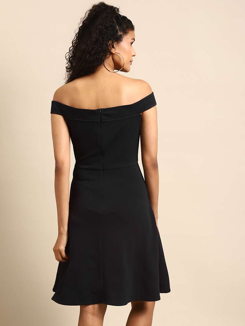 women solid a-line dress - 21730307 -  Standard Image - 2