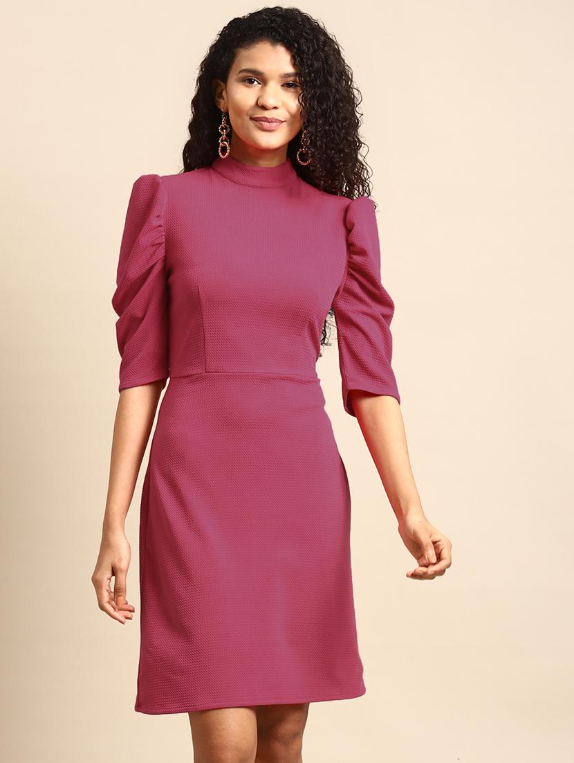 women solid sheath dress - 21730312 - Zoom Image - 0