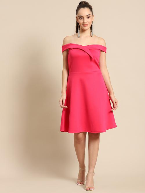 women solid a-line dress - 21730322 - Standard Image - 0