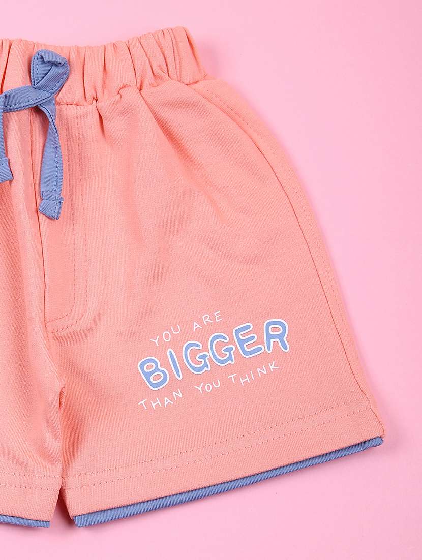 boys printed t-shirt & shorts casual wear set - 21730450 -  Standard Image - 2