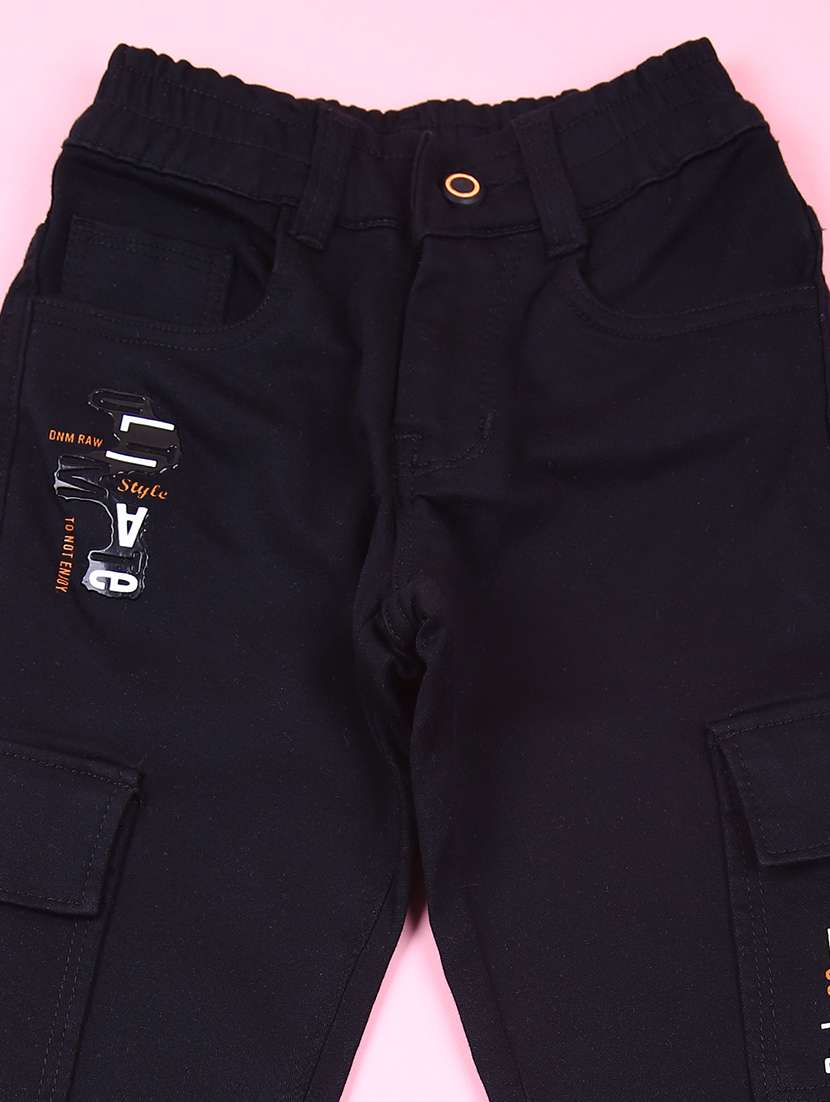 boys solid mid rise relaxed fit jean - 21730475 - Standard Image - 2