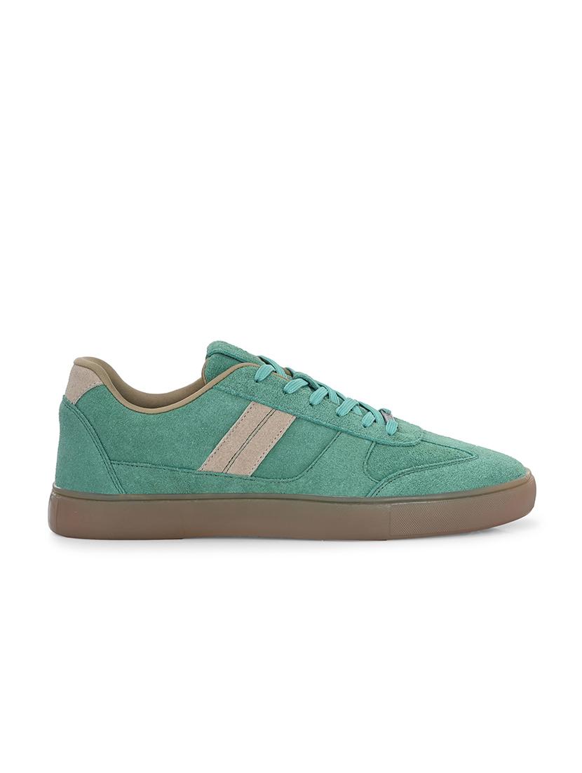 men solid lace up sneaker - 21730705 - Standard Image - 2
