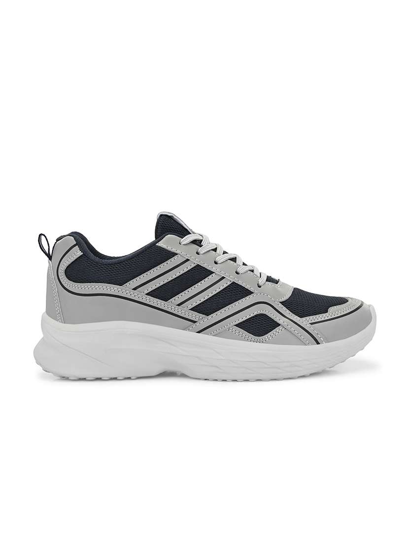 men solid grey sport shoes - 21730711 -  Standard Image - 2