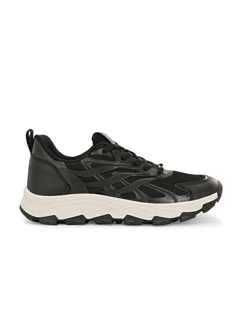 men solid lace up sport shoes - 21730716 - Standard Image - 2