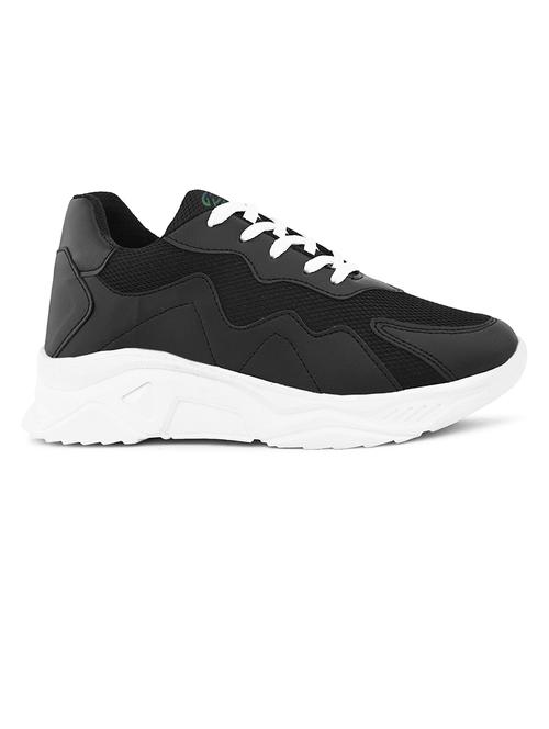 women black lace-up casual shoes - 21730832 -  Standard Image - 0