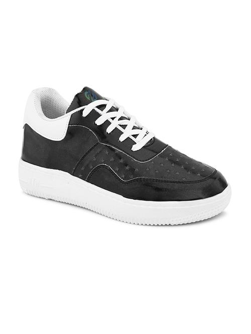 women black lace-up casual shoes - 21730834 -  Standard Image - 0