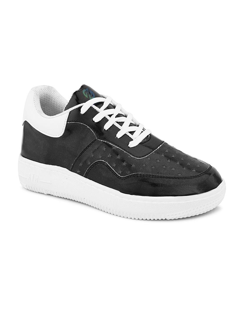 women black lace-up casual shoes - 21730834 -  Zoom Image - 0