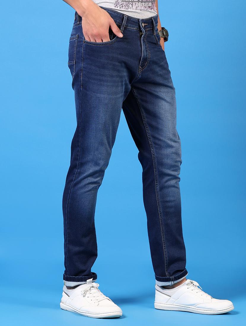 men solid mid rise slim fit jean - 21731480 - Standard Image - 2
