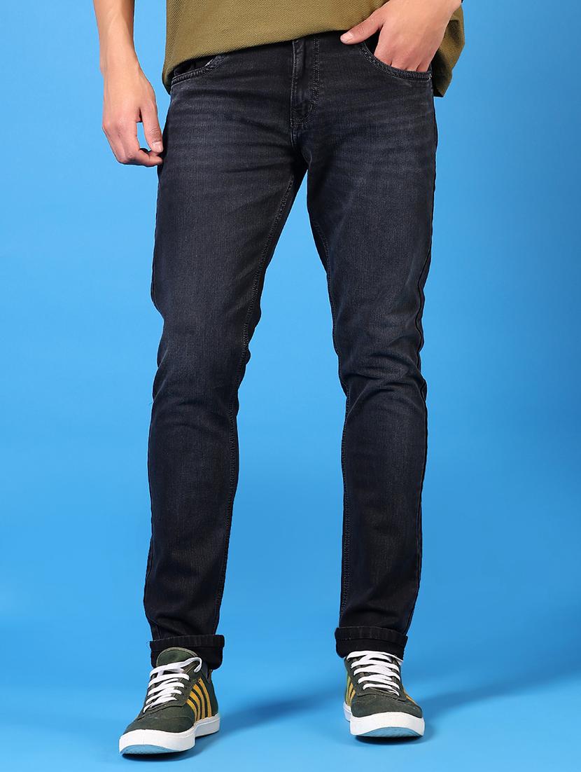 men washed mid rise jeans - 21731491 - Zoom Image - 0