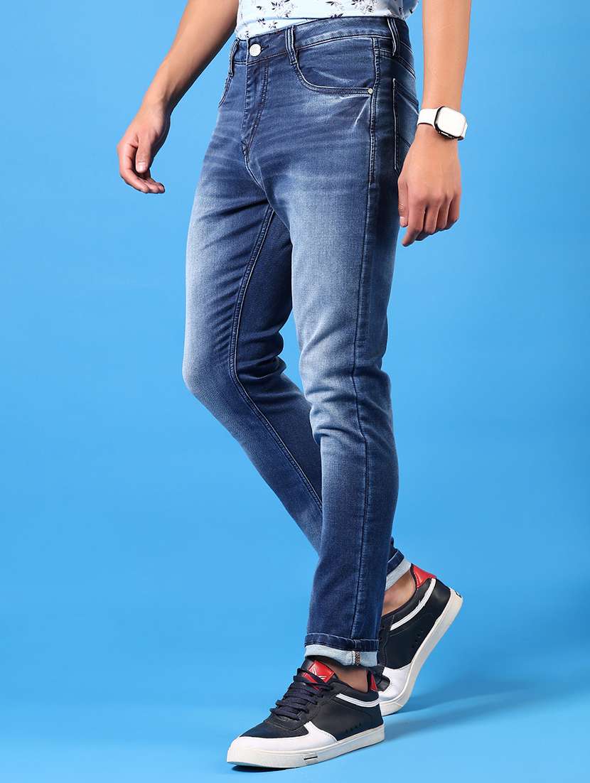 Men Washed Mid Rise Jeans - 21731501 -  Standard Image - 2