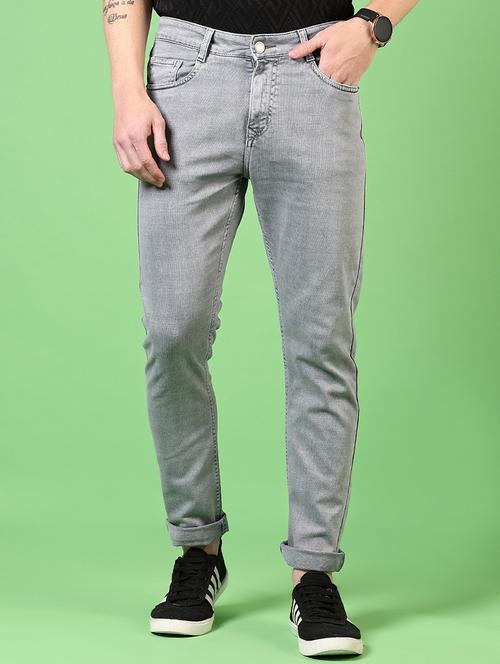 men plain mid rise jeans - 21731508 - Standard Image - 0