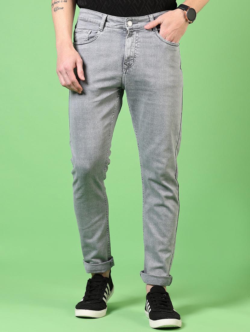 men plain mid rise jeans - 21731508 - Zoom Image - 0