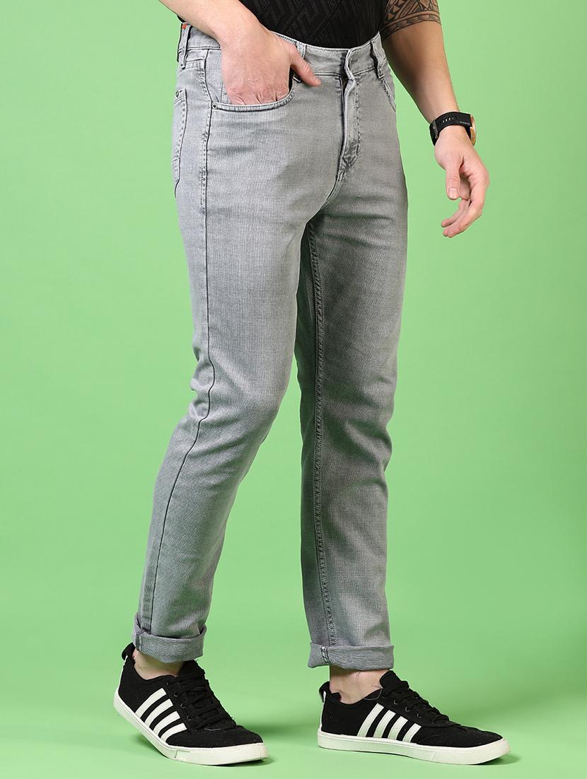 men plain mid rise jeans - 21731508 - Standard Image - 2