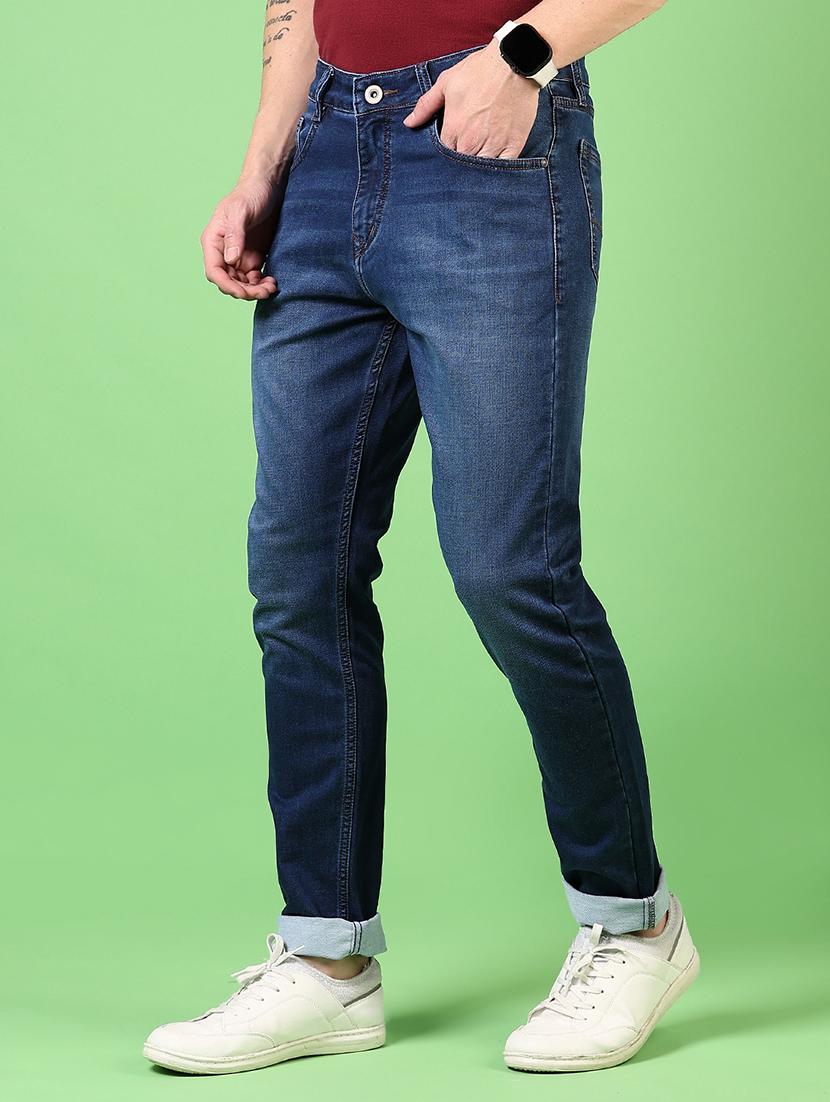 men washed mid rise jeans - 21731514 - Standard Image - 2