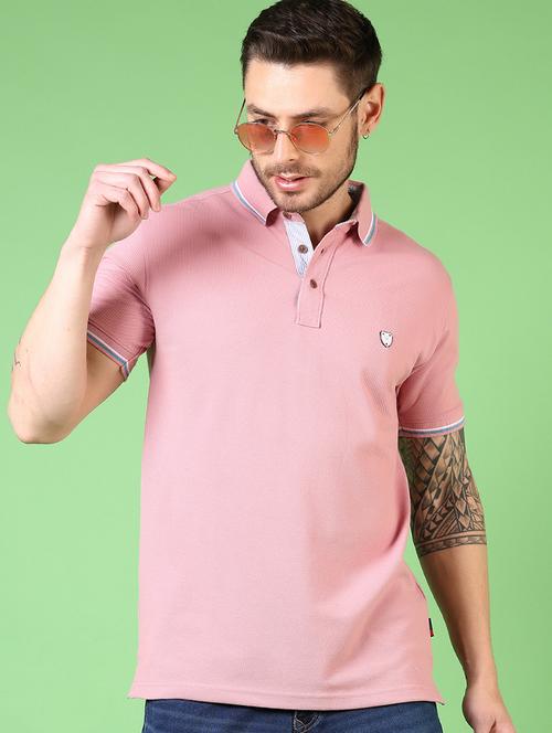 men solid short sleeve polo t-shirt - 21731538 -  Standard Image - 0