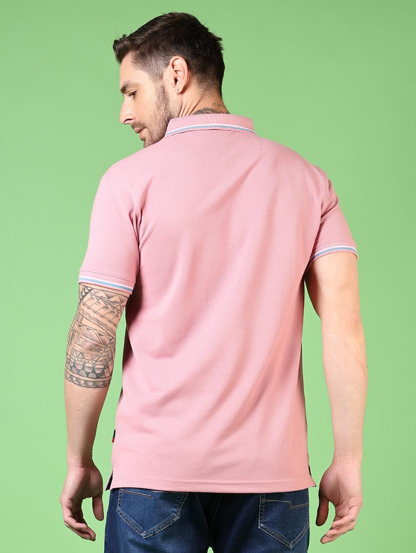 men solid short sleeve polo t-shirt - 21731538 - Standard Image - 2