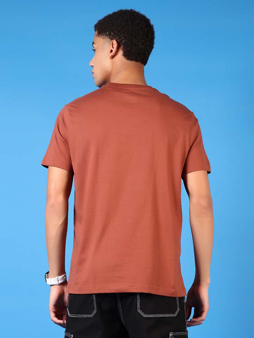 men short sleeves plain t-shirt - 21731555 - Standard Image - 2