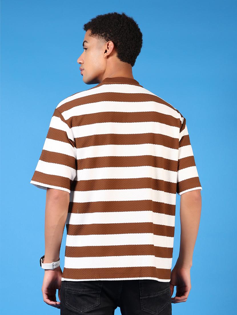 men short sleeves striped t-shirt - 21731563 - Standard Image - 2