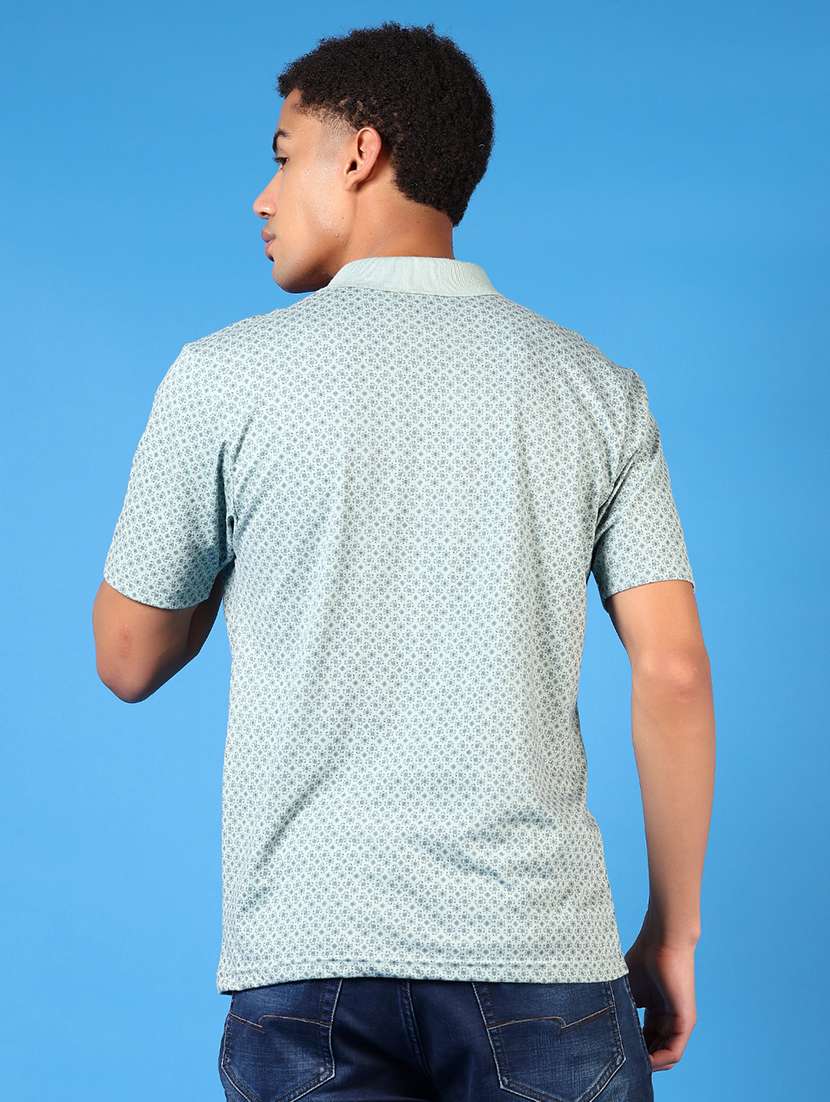 men short sleeves printed polo t-shirt - 21731580 - Standard Image - 2