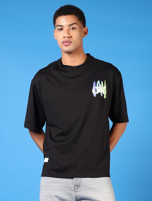 men short sleeves front & back print t-shirt - 21731592 -  Standard Image - 0