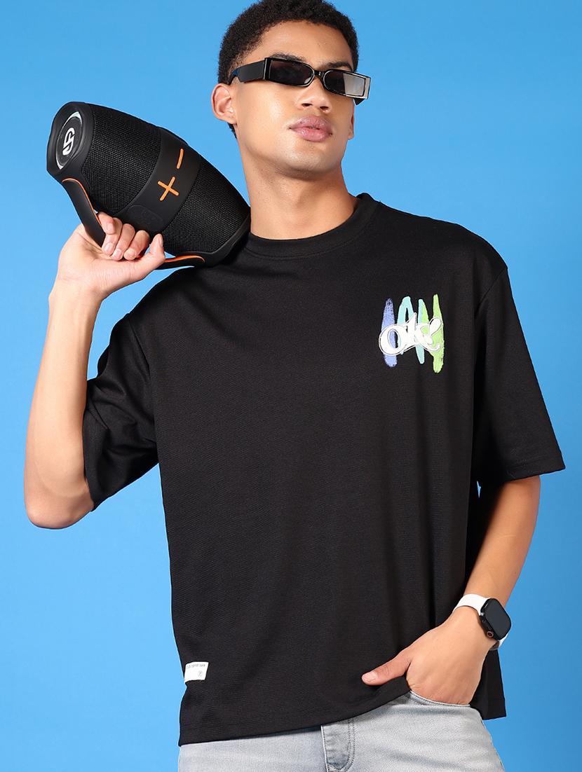 men short sleeves front & back print t-shirt - 21731592 - Standard Image - 2